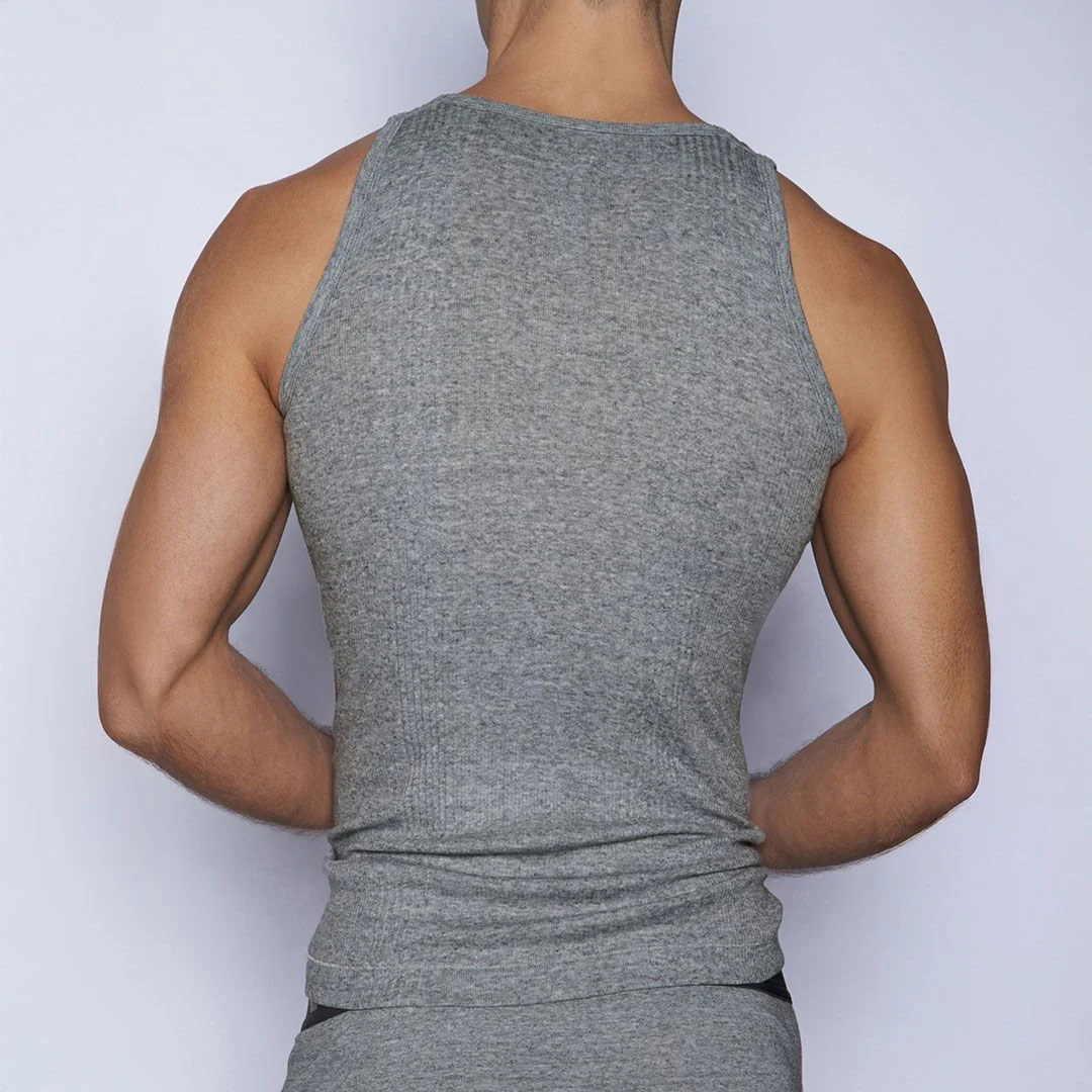 Layers Engine Tank Grey Heather - Image 3